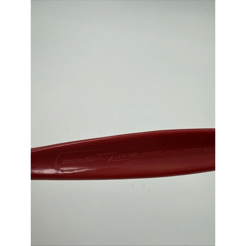 Hutzler 525 Red Melamine‎ Soup Serving Spoon